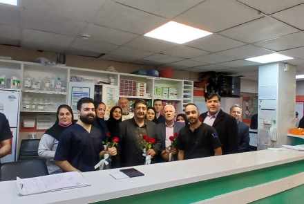 شهردار و اعضای شورای شهر خمینی شهر با حضور در بیمارستان شهید اشرفی از مقام پرستار تجلیل کردند؛