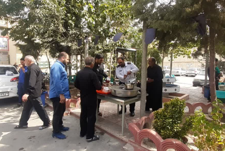 توزیع چایی نذری- محرم1402
